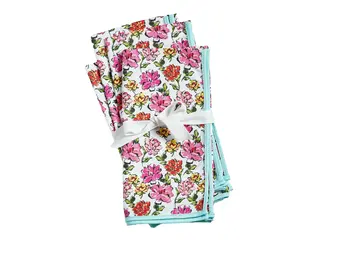 In Bloom Floral Napkin S/4