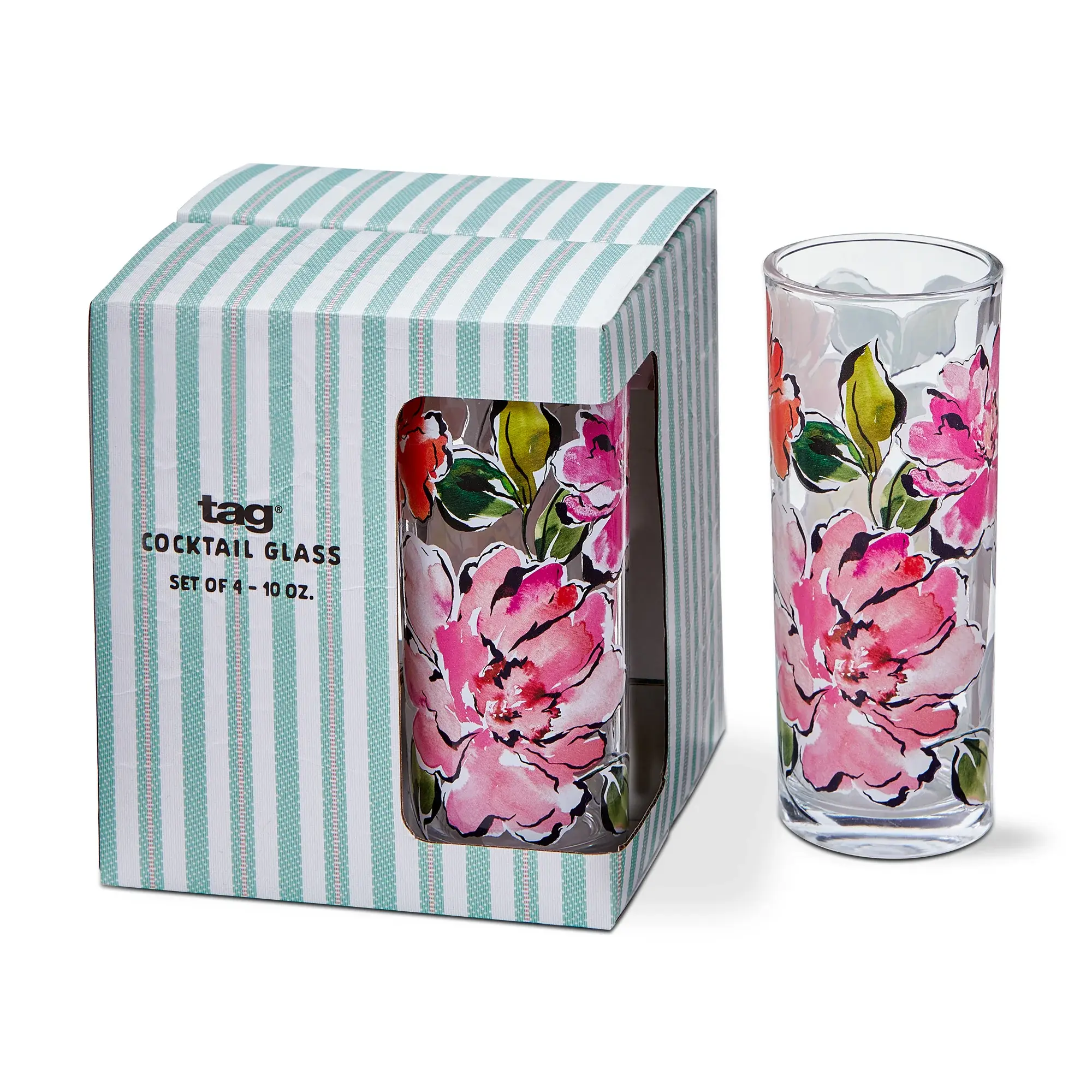 In Bloom Drinks Glass S/4