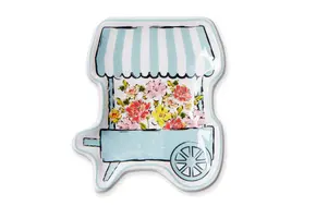 Flower Cart Trinket Dish