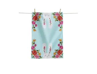 In Bloom Bunny Dishtowel