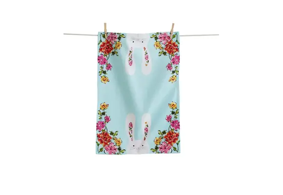 In Bloom Bunny Dishtowel