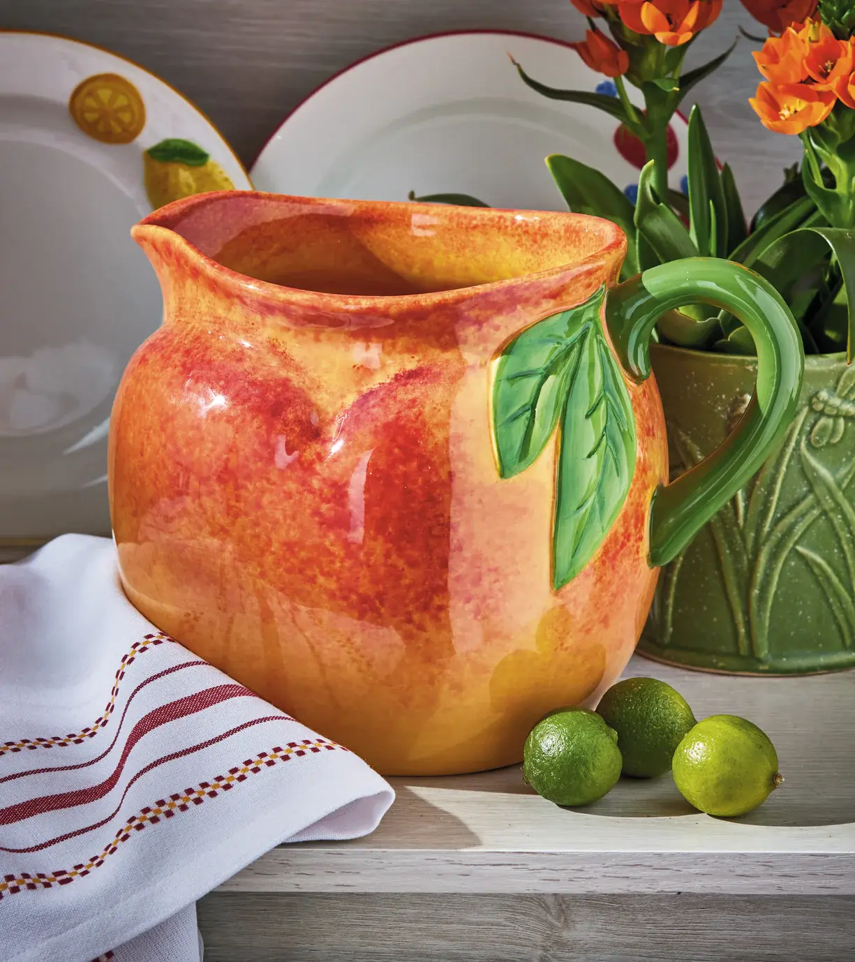 Peach Pitcher