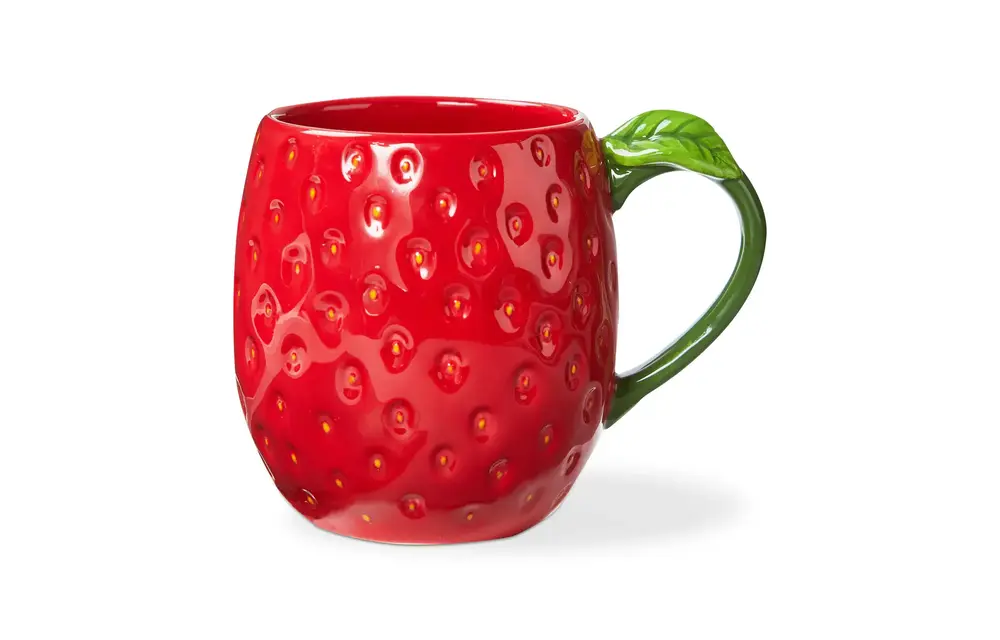 Mug Strawberry Sculpted