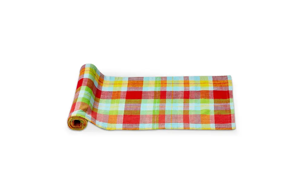 Fresh Pick Plaid Runner