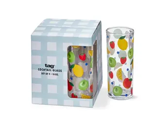 Fresh Drinks Glasses S/4