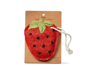 Strawberry Loofah Scrubber