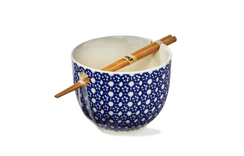 Lisbon Dot Noodle Bowl S/2