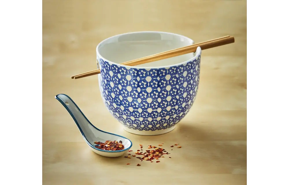 Lisbon Dot Noodle Bowl S/2