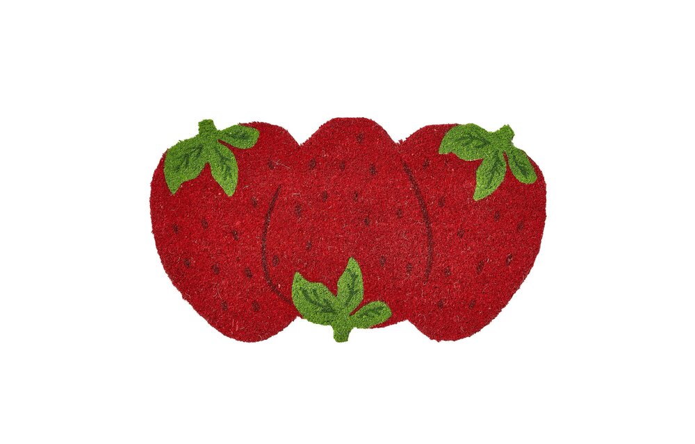 Coir Mat Non Slip - Strawberry