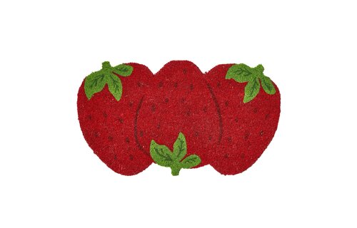Coir Mat Non Slip - Strawberry