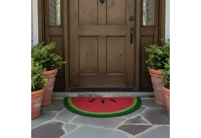 Coir Mat Non Slip - Watermelon