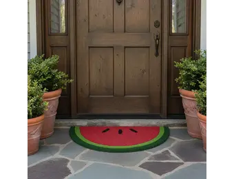 Watermelon Non-Slip Coir Mat