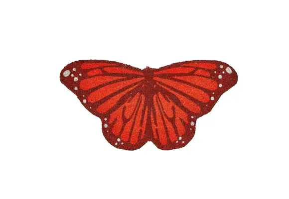 Butterfly Shaped Non-Slip Coir Mat