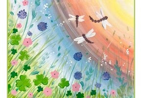 03/13/26 Shamrock Dragonflies: A St. Patricks Paint Class