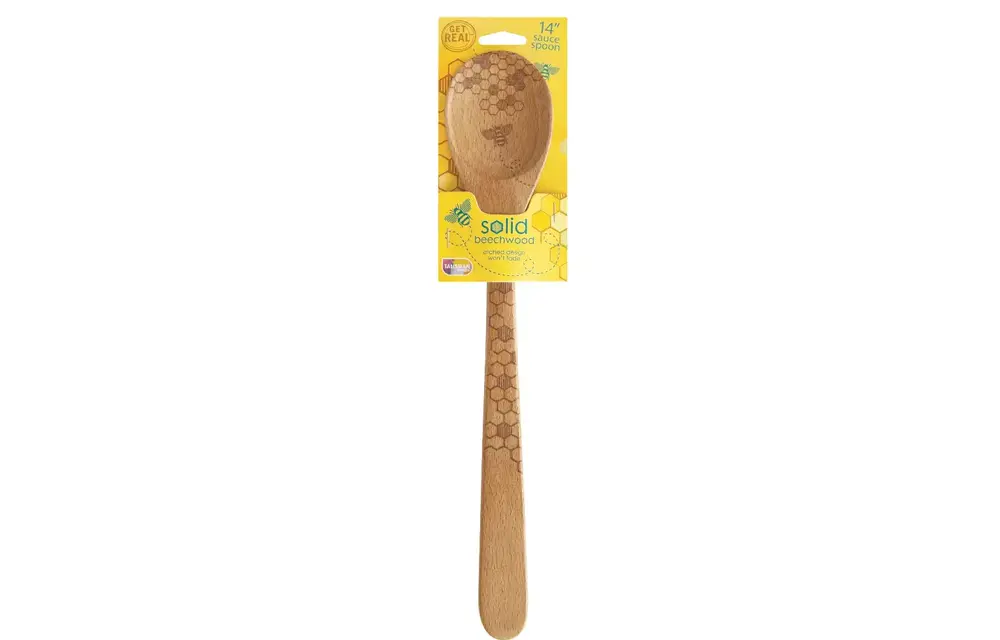 Sauce Spoon 14" Bee Beechwood