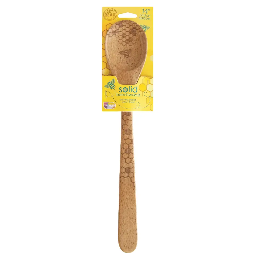 Sauce Spoon 14" Bee Beechwood