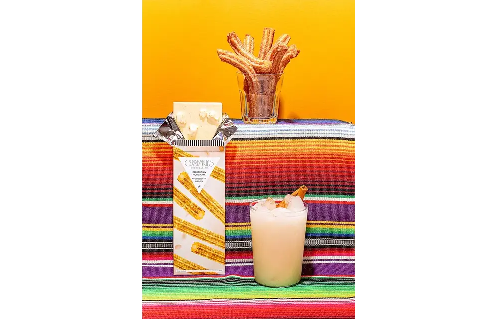The "Churros + Horchata" Bar (White Chocolate, Churros + Horchata)
