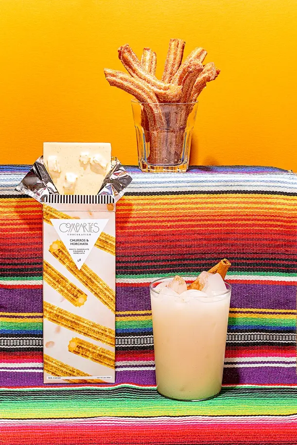 The "Churros + Horchata" Bar (White Chocolate, Churros + Horchata)