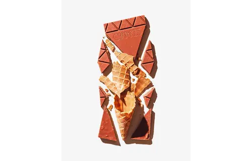 The "Coney Island" Bar (Milk Chocolate + Caramelized Waffle Cone)