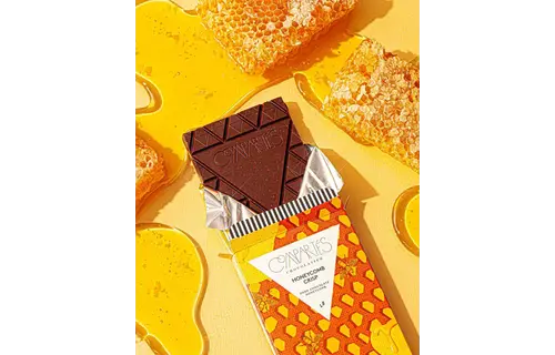 The "Honeycomb Crisp" Bar (Dark Chocolate  + Honeycomb)