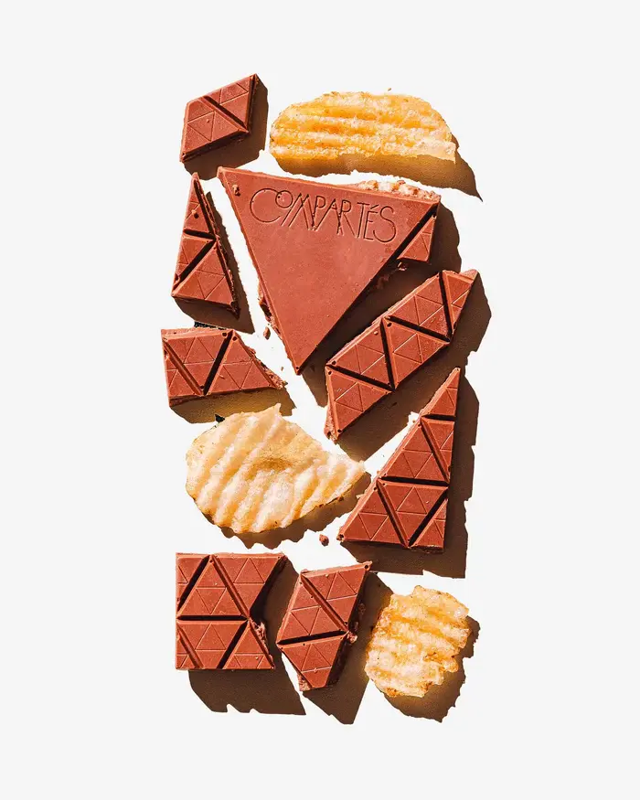 The "Potato Chip Crisp" Bar (Milk Chocolate + Salted Potato Chips)
