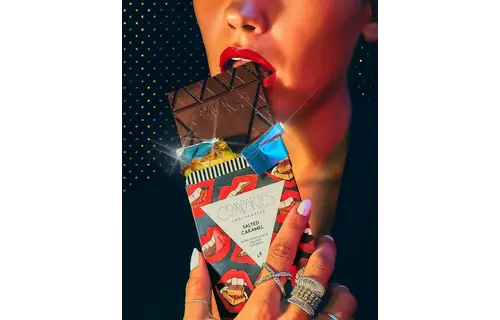 The "Salted Caramel" Bar (Dark Chocolate, Salted Caramel)