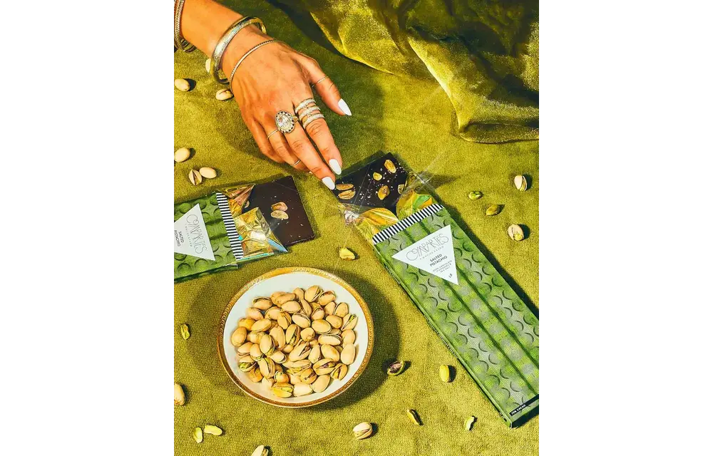 The "Salted Pistachio" Bar (Dark Chocolate, Pistachios + Sea Salt)