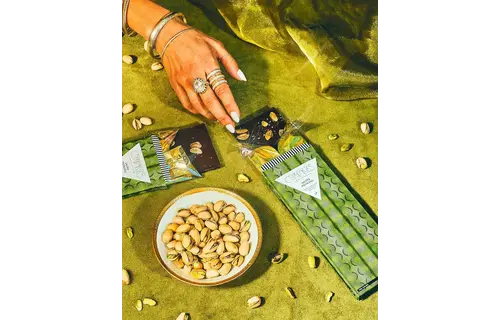 The "Salted Pistachio" Bar (Dark Chocolate, Pistachios + Sea Salt)