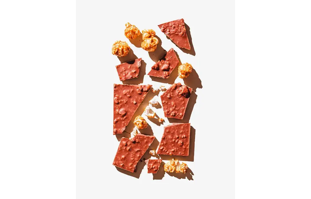 The "The Drive In" Bar (Milk Chocolate, Caramelized Popcorn + Sea Salt)