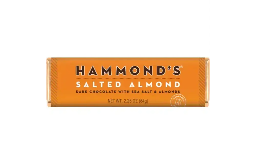 Salted Almond Dark Chocolate Bar