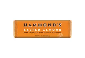 Salted Almond Dark Chocolate Bar
