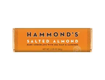 Salted Almond Dark Chocolate Bar