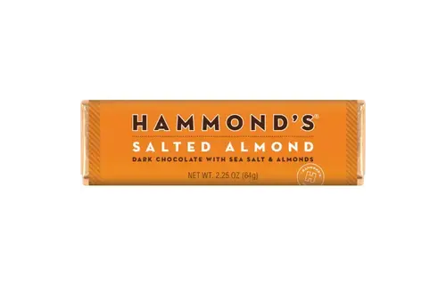 Salted Almond Dark Chocolate Bar