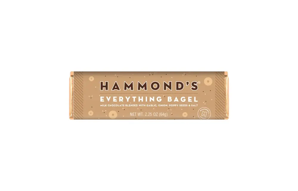 Everything Bagel Milk Chocolate Bar
