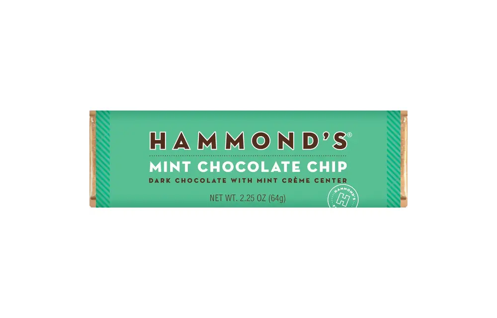 Mint Chocolate Chip Dark Chocolate Bar