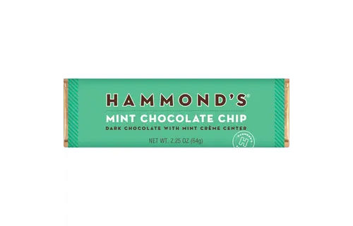 Mint Chocolate Chip Dark Chocolate Bar