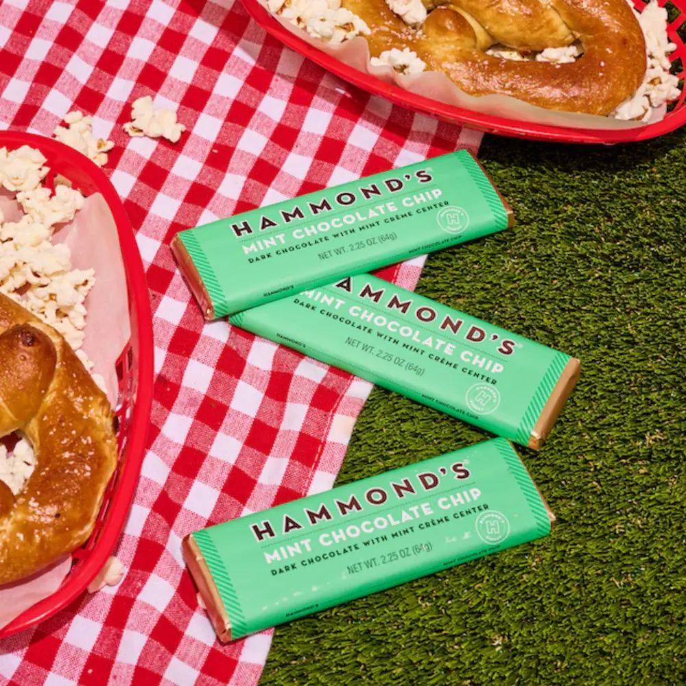 Mint Chocolate Chip Dark Chocolate Bar