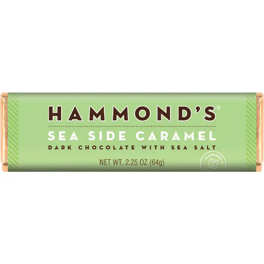 Natural Sea Side Caramel Dark Chocolate Bar