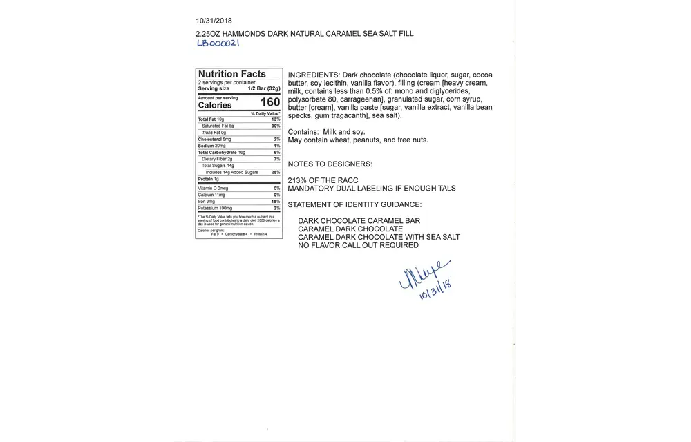 Natural Sea Side Caramel Dark Chocolate Bar