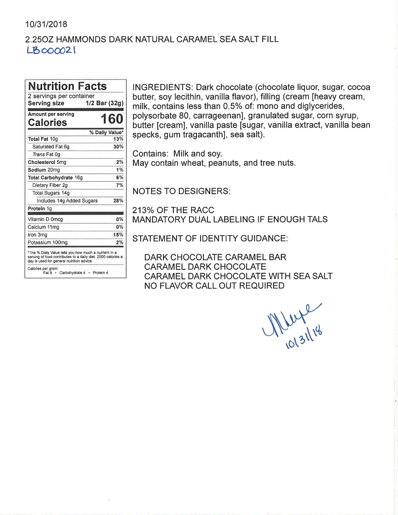 Natural Sea Side Caramel Dark Chocolate Bar