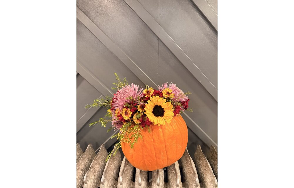 10/17/26 Floral Class: Doorstep Pumpkin Arrangment @6PM