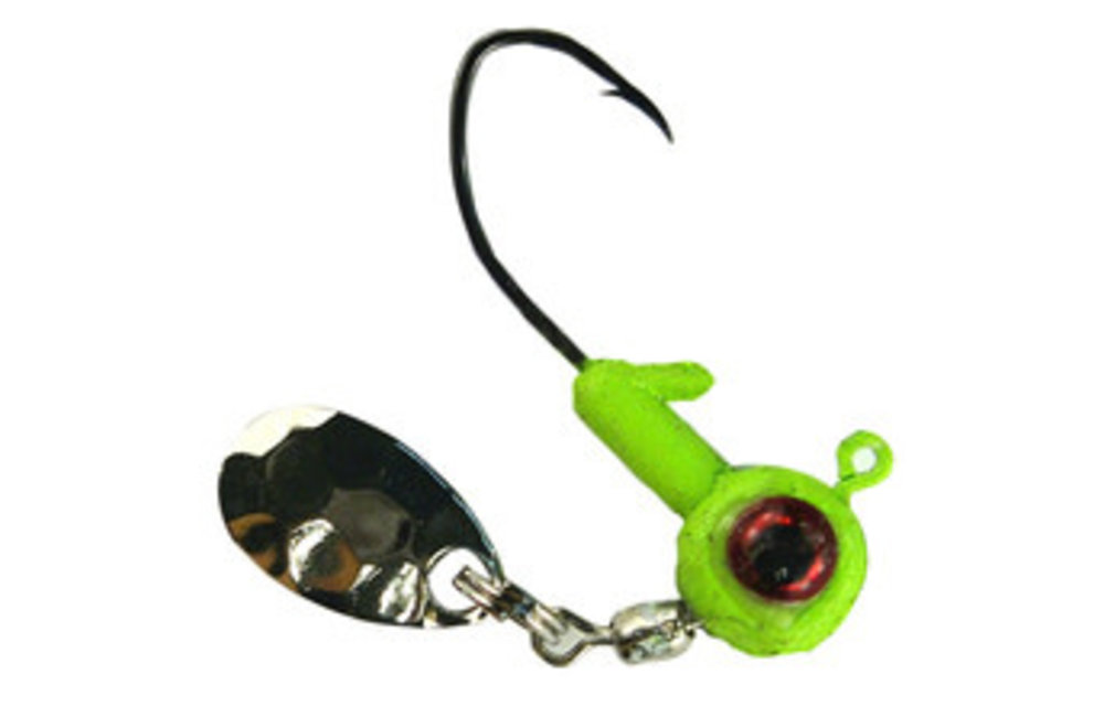 Southern Pro Painted Red Eye Jighead w/ Blade 1/16 oz 2pk