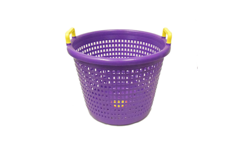 Heavy Duty Champagne Fish Basket Purple and Gold