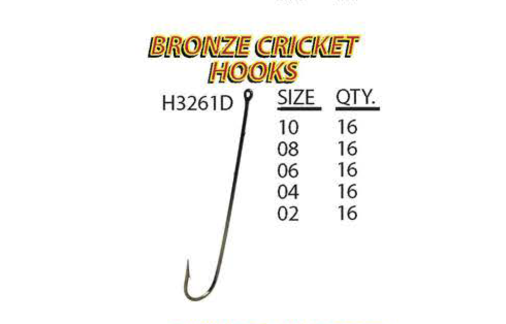 H&H Cricket Hooks 16pk