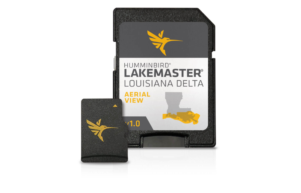 Humminbird Lakemaster Louisiana Delta Micro Card with SD Adapter