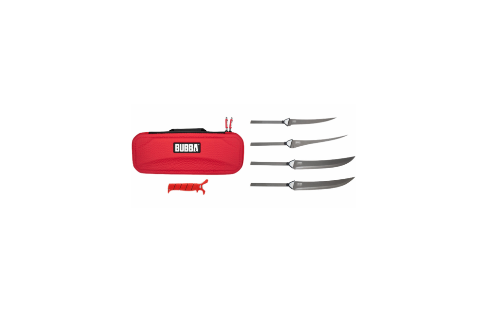 Bubba Blade Interchangeable Blade Fillet Knife 4 Blades