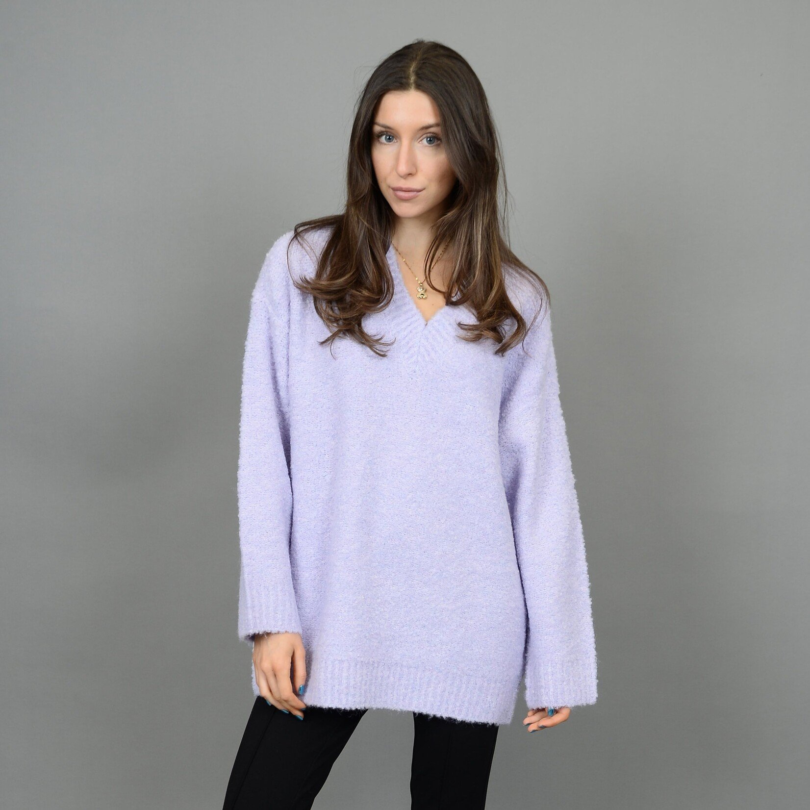 RD STYLE HRIPSIME LS VNECK PULLOVER