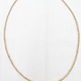 LEAVE ON NECKLACE GOLD 2MM