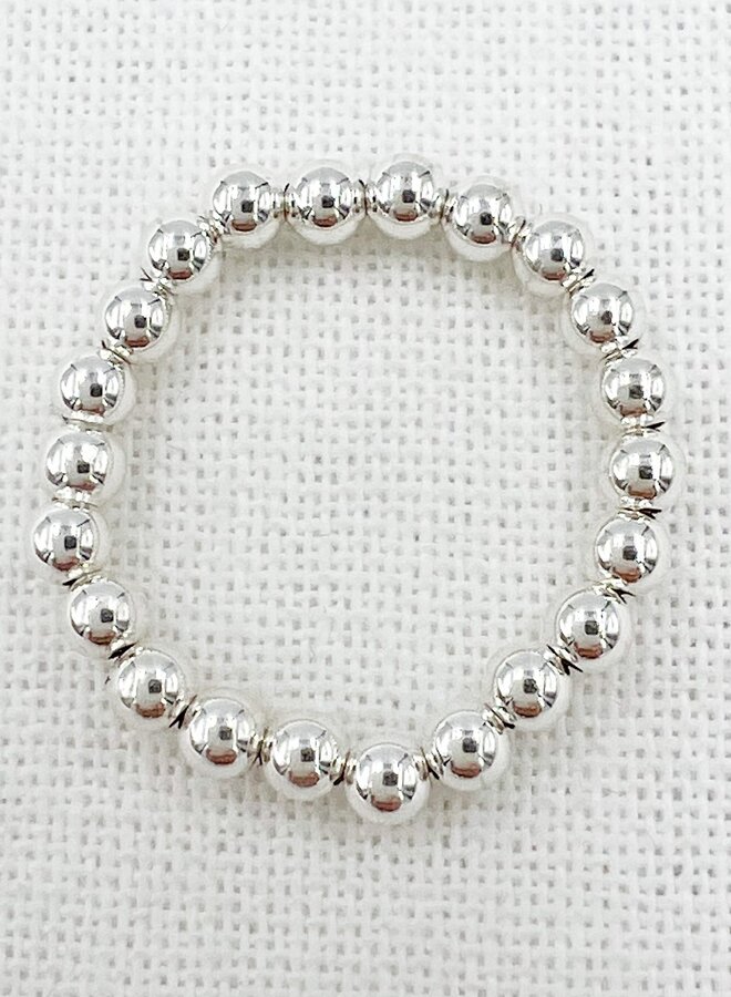STERLING SILVER STACKING RING 2MM