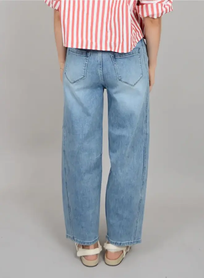 BARNI 5 PKT ZIP UP PANT